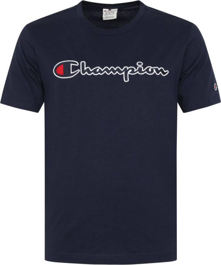 Champion T-Shirt Logo Donkerblauw