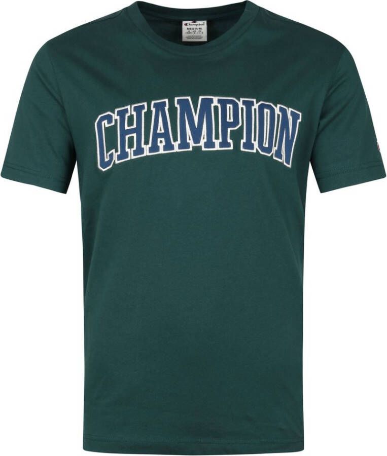 Champion T-Shirt Logo Donkergroen