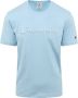 Champion T-Shirt Logo Lichtblauw Blauw Heren - Thumbnail 1