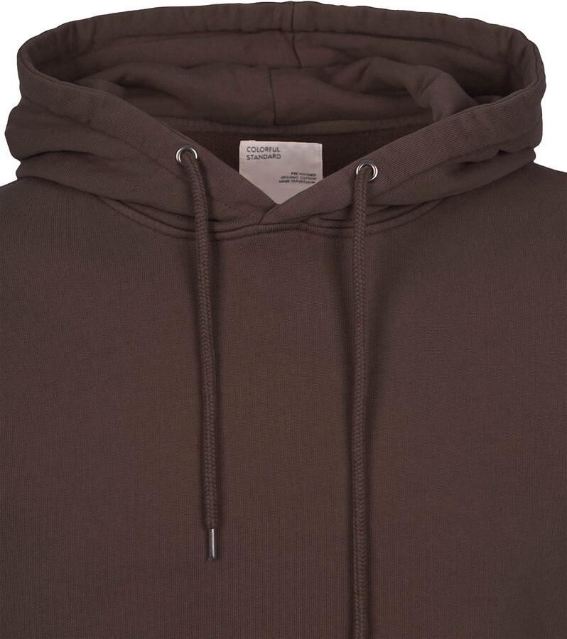 Colorful Standard Organic Hoodie Donkerbruin - Foto 2