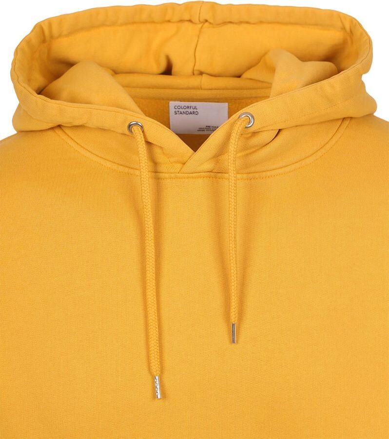 Colorful Standard Organische hoodie Geel Heren