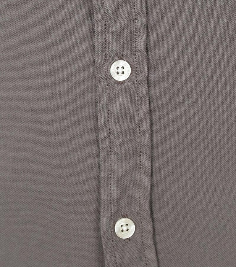 Colorful Standard Overhemd Lange Mouw Overhemd Storm Grey - Foto 2