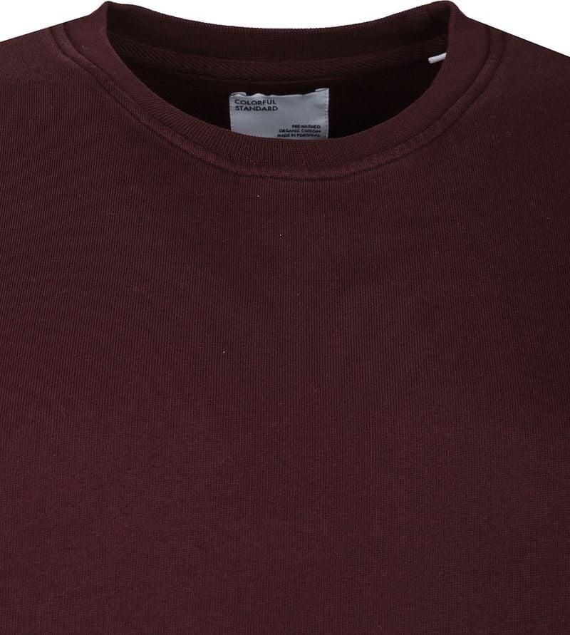 Colorful Standard Sweater Organic Bordeaux - Foto 2
