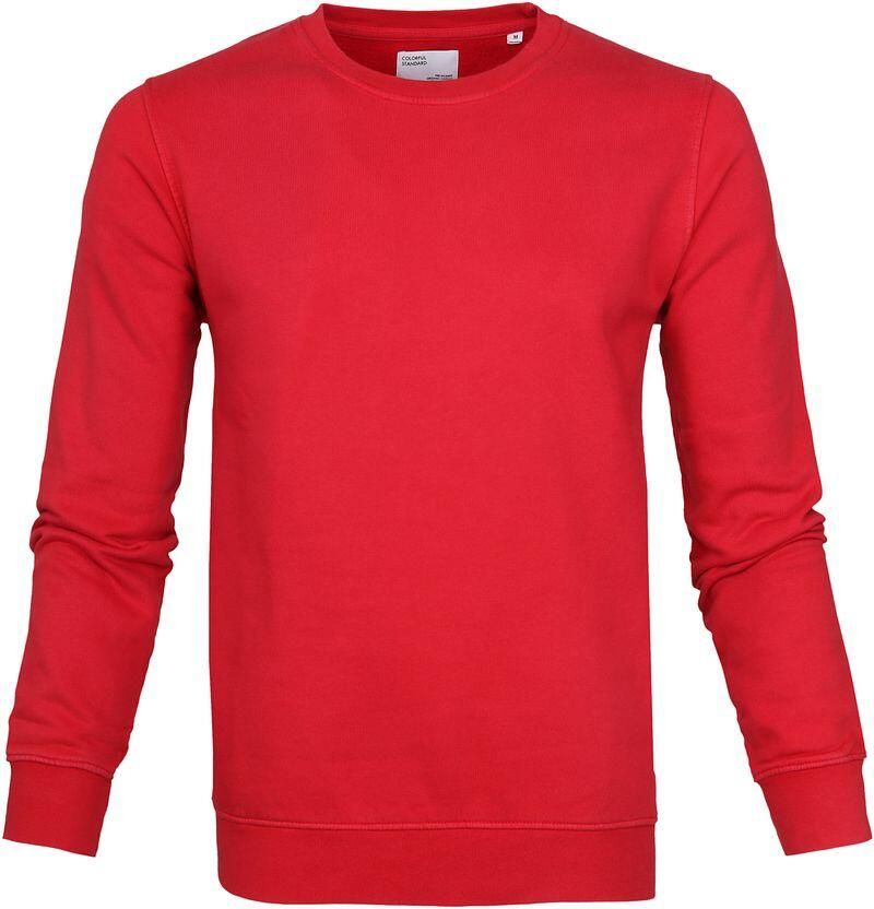 Colorful Standard Sweater Scarlet Red