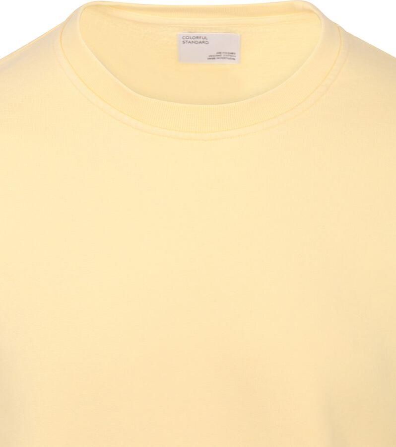 Colorful Standard Sweatshirt Geel Heren - Foto 2