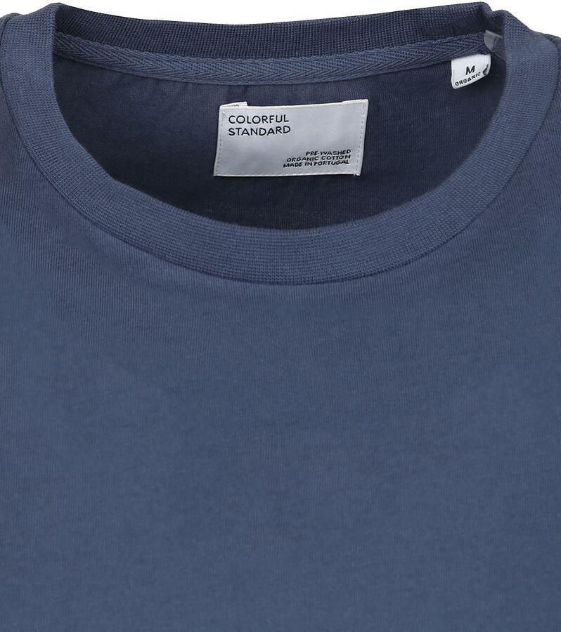 Colorful Standard T-shirt Blauw - Foto 3