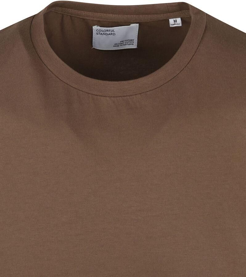 Colorful Standard t-shirt Bruin Heren - Foto 3