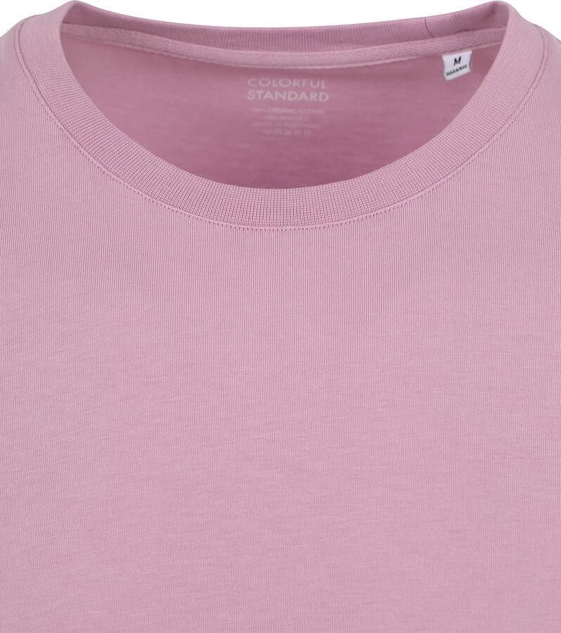 Colorful Standard T-shirt Cherry Paars - Foto 2