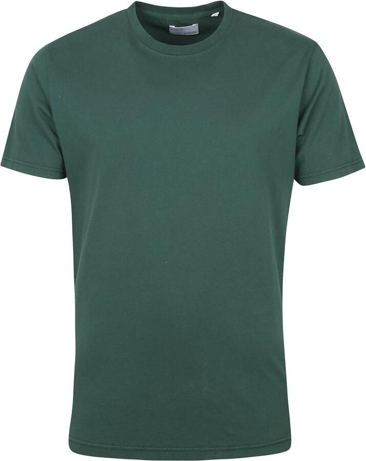 Colorful Standard T-shirt Classic Organic emerald green Groen Heren