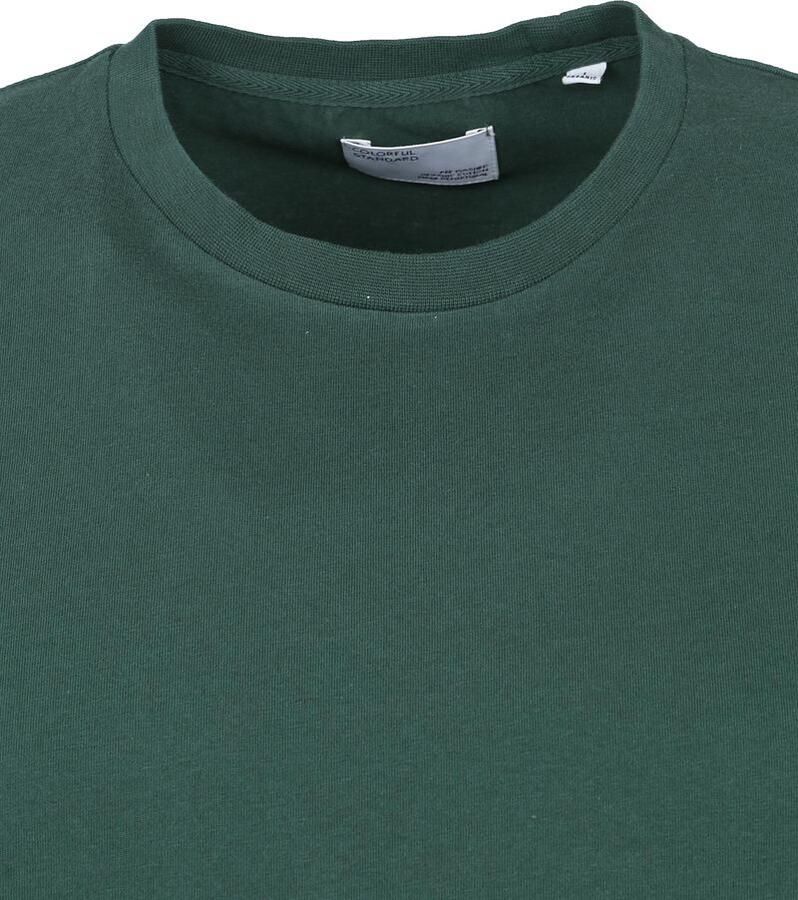 Colorful Standard T-shirt Classic Organic emerald green Groen Heren - Foto 2