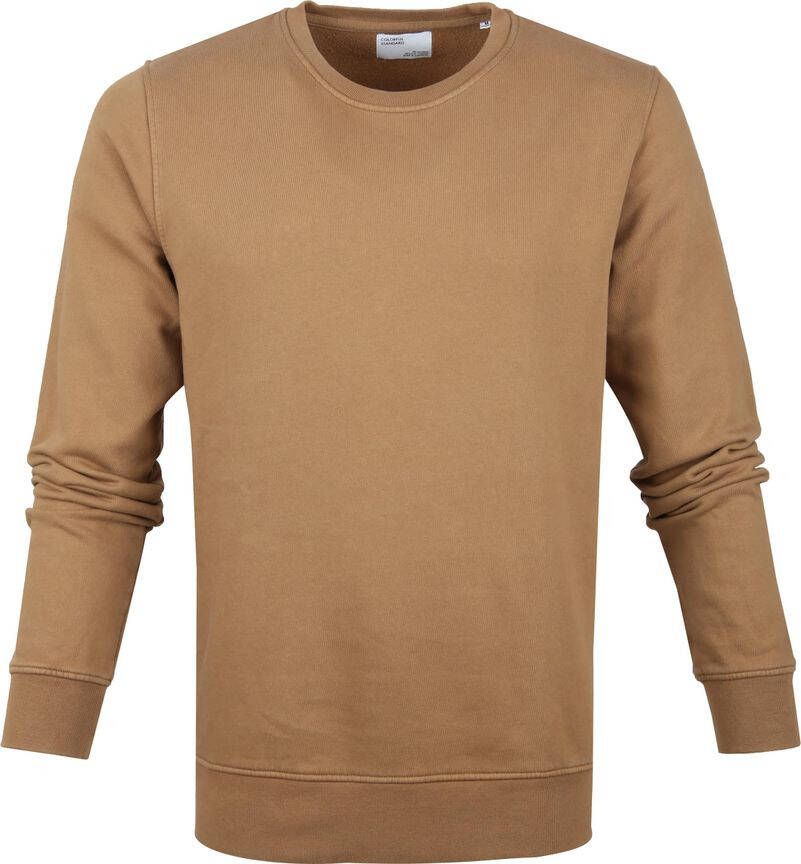 Colorful Standard Sweatshirt Bruin Heren