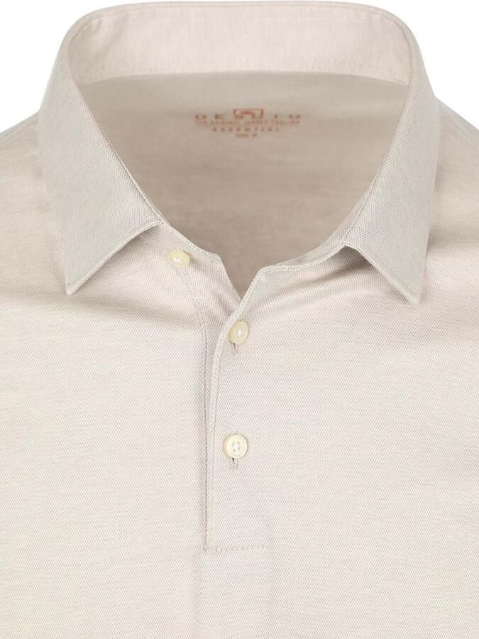 Desoto Longsleeve Poloshirt Essential Beige - Foto 4