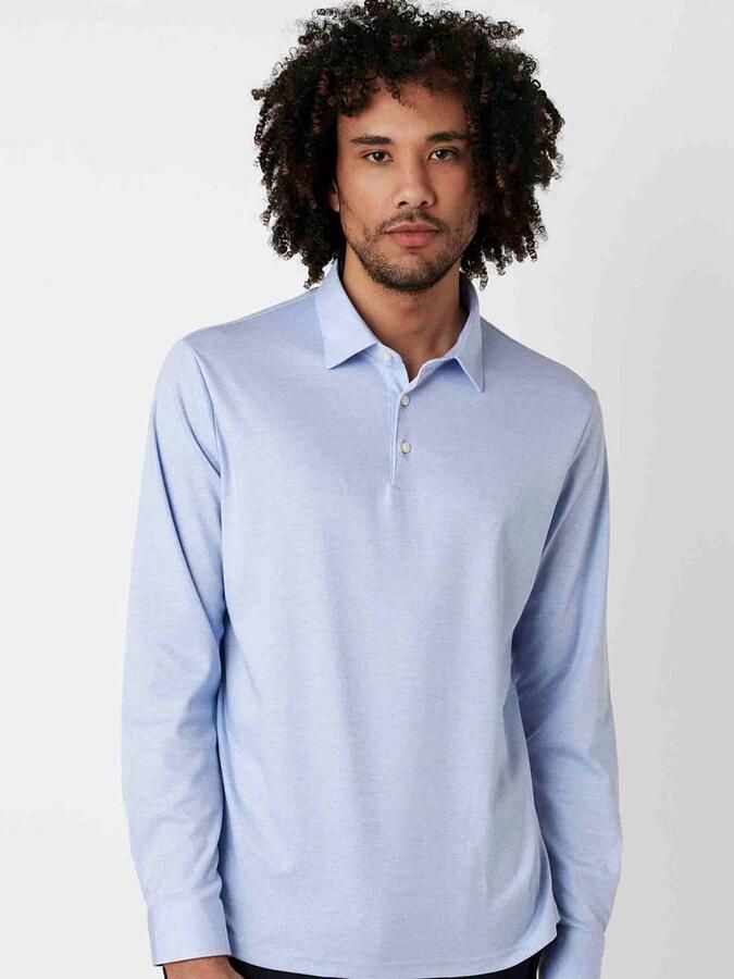 Desoto Poloshirt met lange mouwen Jersey polo Essential Kent lange mouw - Foto 2
