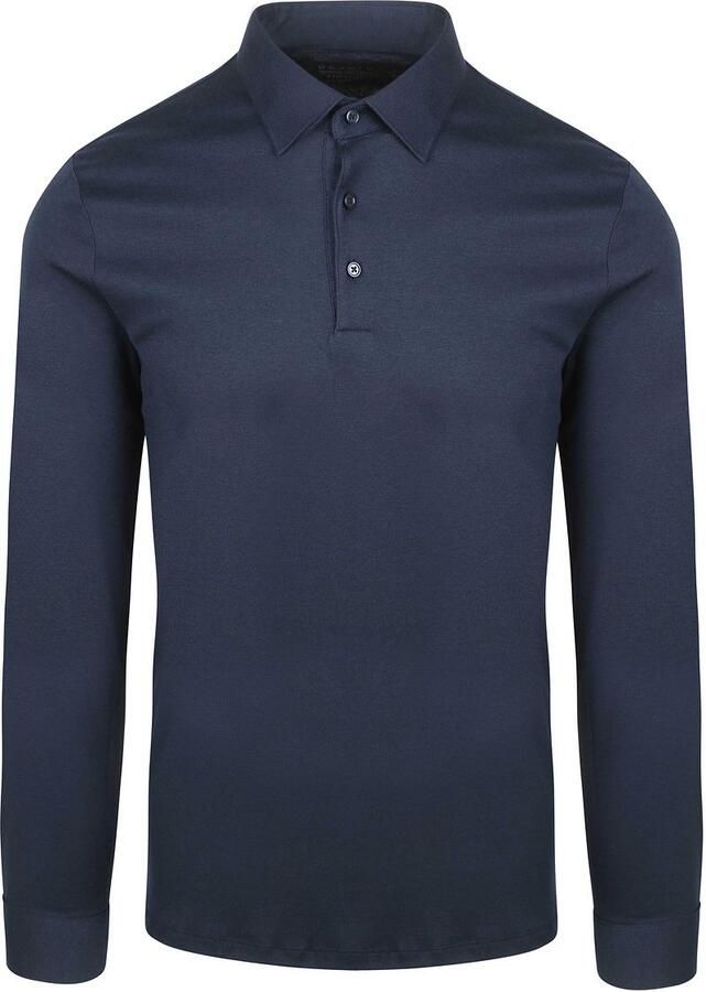 Desoto Poloshirt met lange mouwen Jersey polo Essential Kent lange mouw - Foto 6