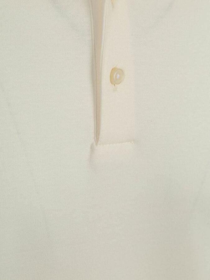 Desoto Longsleeve Poloshirt Essential Off White