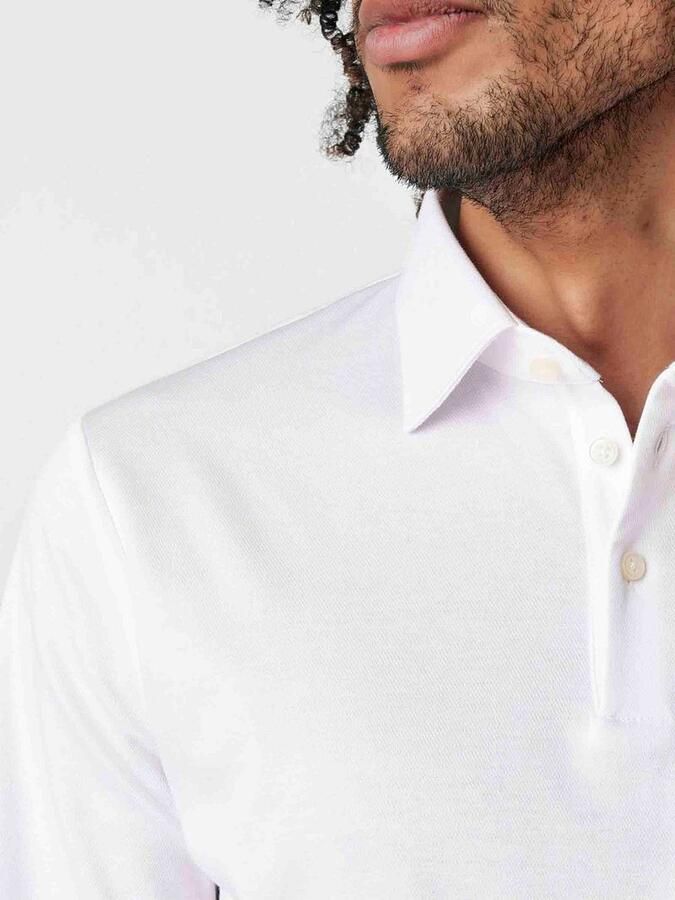 Desoto Poloshirt met lange mouwen Jersey polo Essential Kent lange mouw - Foto 5