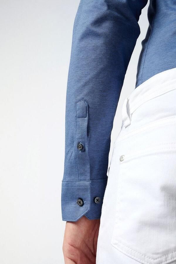 Desoto Overhemd met lange mouwen Casual Kent 1 1 Met een ronde hals - Foto 5