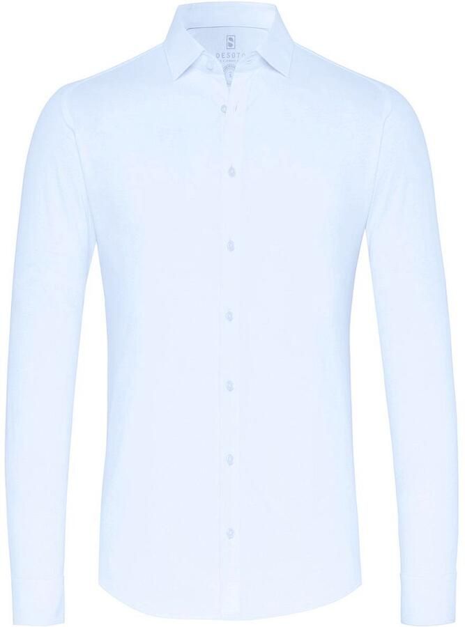 Desoto Overhemd met lange mouwen Jersey overhemd Casual Kent lange mouw