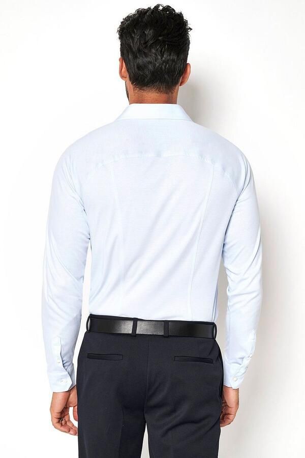 Desoto Overhemd met lange mouwen Jersey overhemd Casual Kent lange mouw - Foto 2