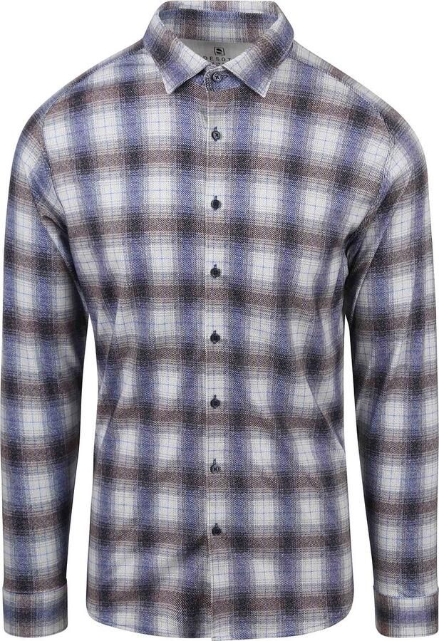 Desoto Geruite Overhemden met Lange Mouwen Multicolor Heren - Foto 3