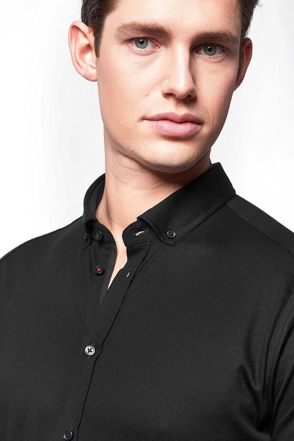 Desoto Overhemd met korte mouwen Casual Modern Button Down half lange mouw - Foto 7