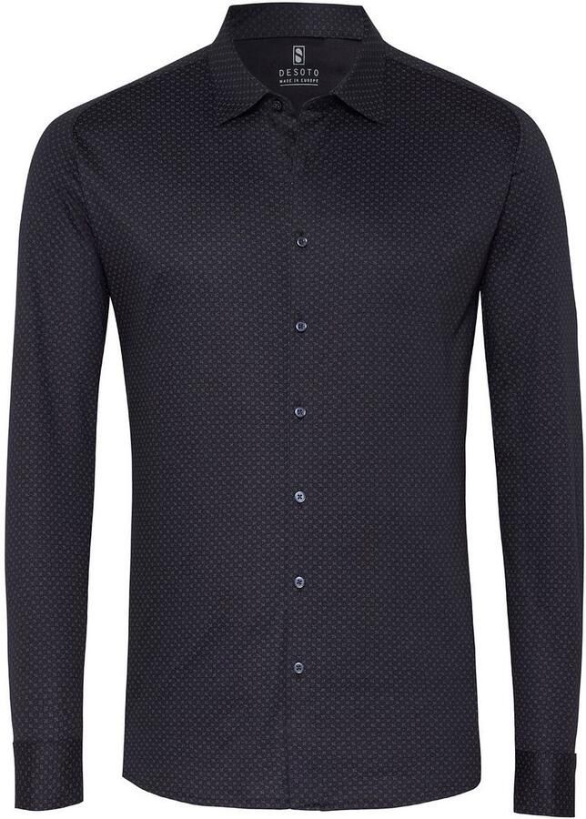 Desoto Overhemd met lange mouwen Kent 1 1 Met een ronde hals - Foto 3