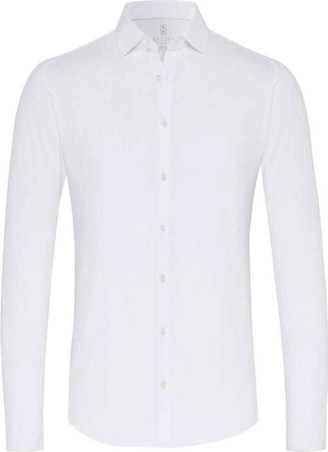 Desoto Overhemd met lange mouwen Jersey overhemd Casual Kent lange mouw - Foto 7