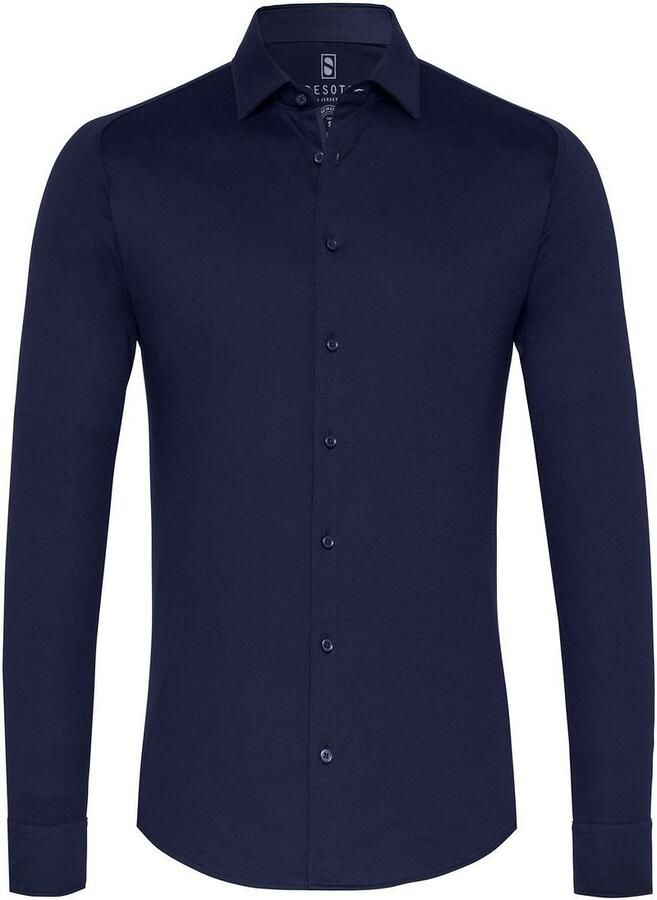 Desoto Overhemd met lange mouwen Jersey overhemd Casual Kent lange mouw - Foto 8