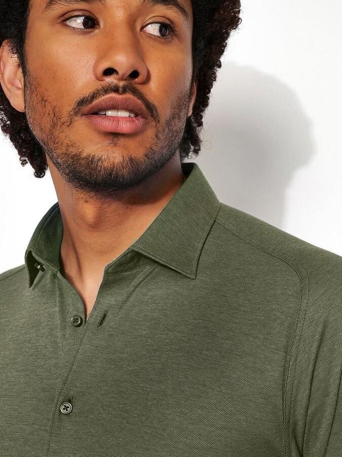 Desoto Overhemd Twill Groen