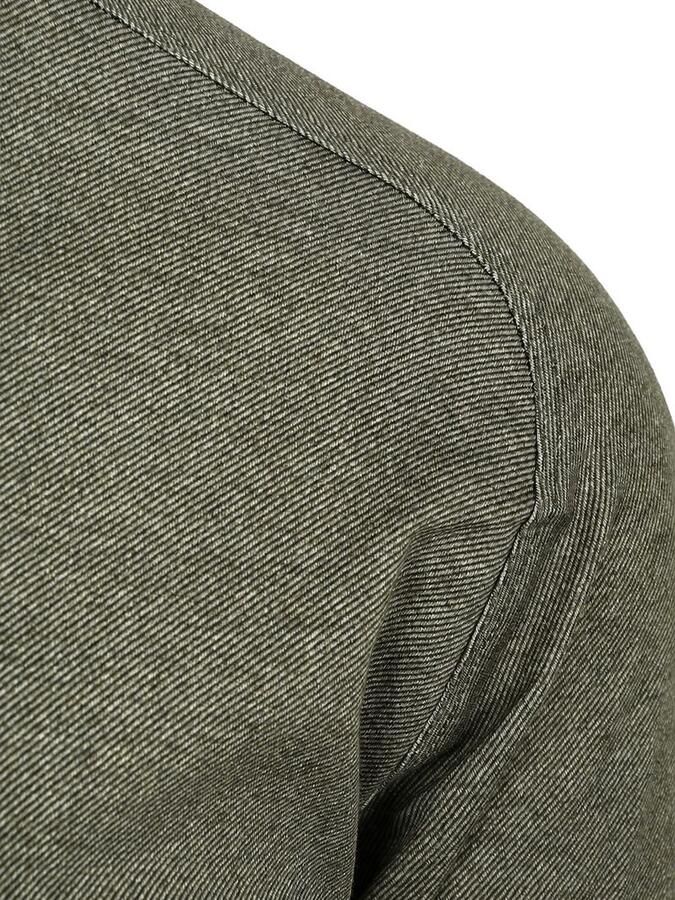 Desoto Overhemd Twill Groen - Foto 3