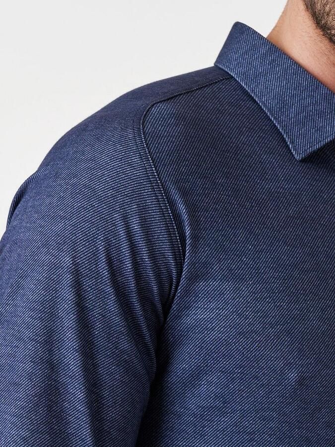 Desoto Overhemd Twill Indigo