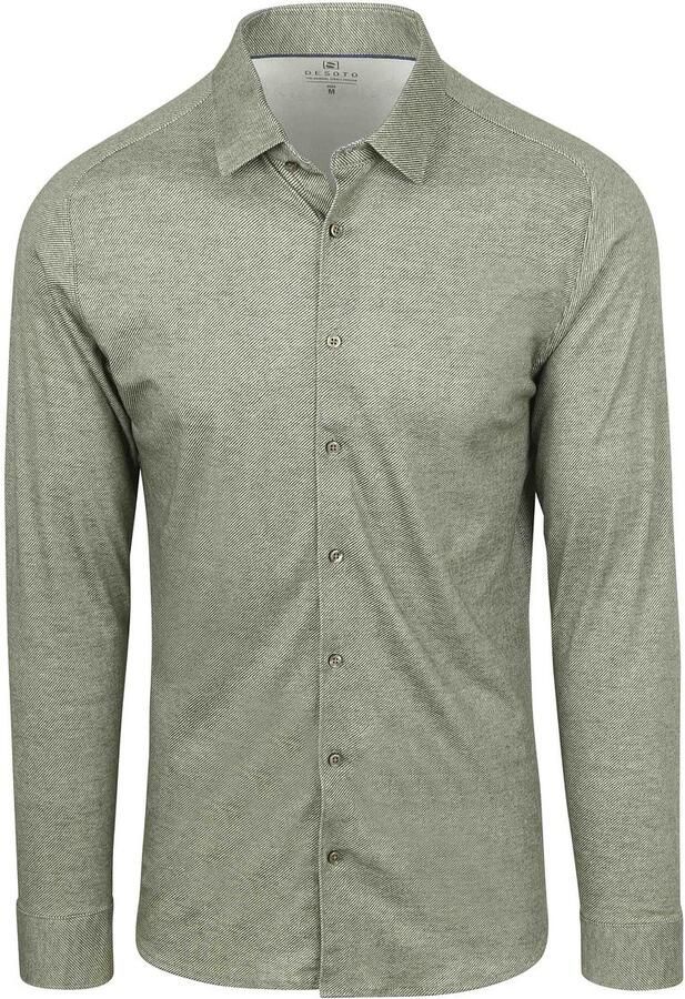 Desoto Overhemd Twill Optics Groen