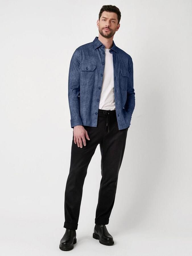 Desoto Overshirt Denim Spark Donkerblauw - Foto 2