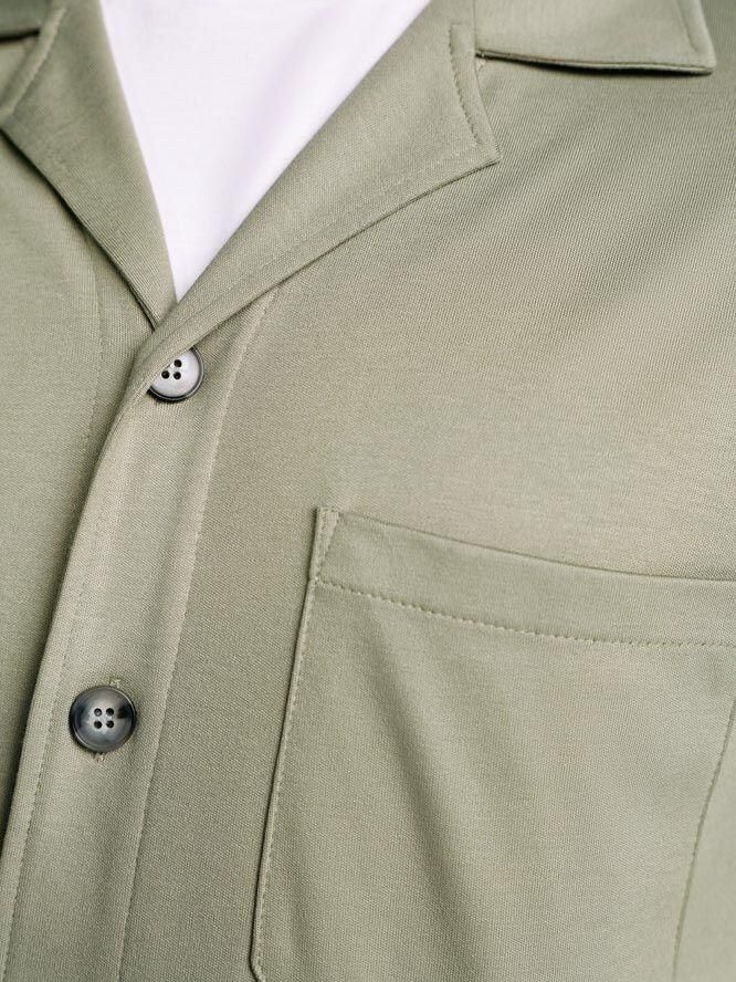 Desoto Overshirt Jersey Groen - Foto 4