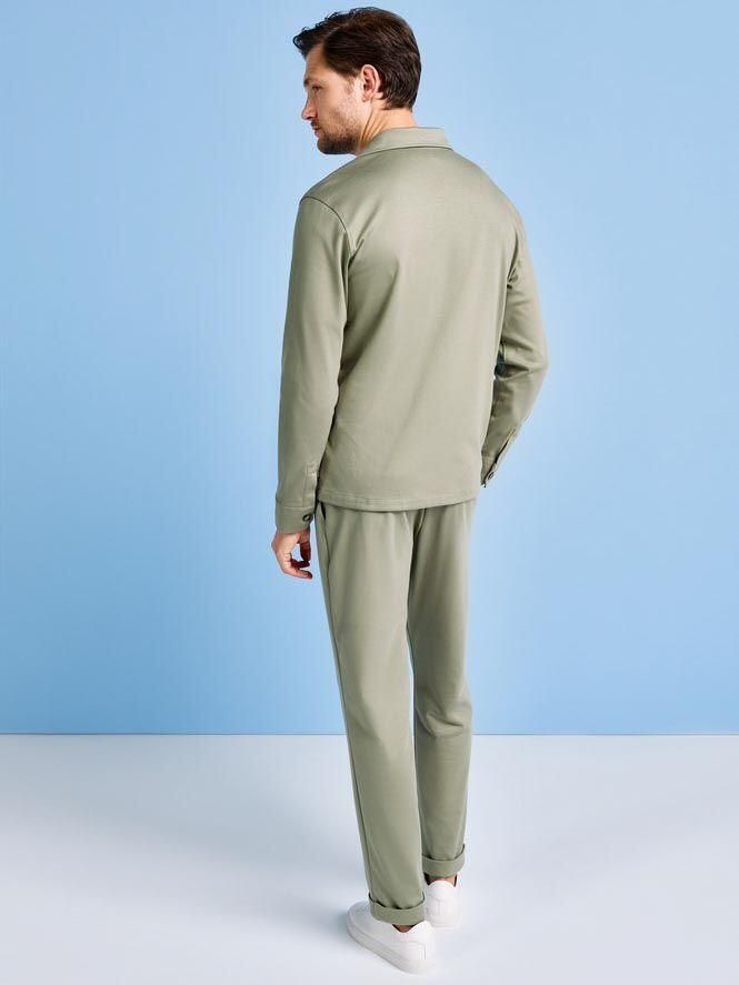 Desoto Overshirt Jersey Groen - Foto 5