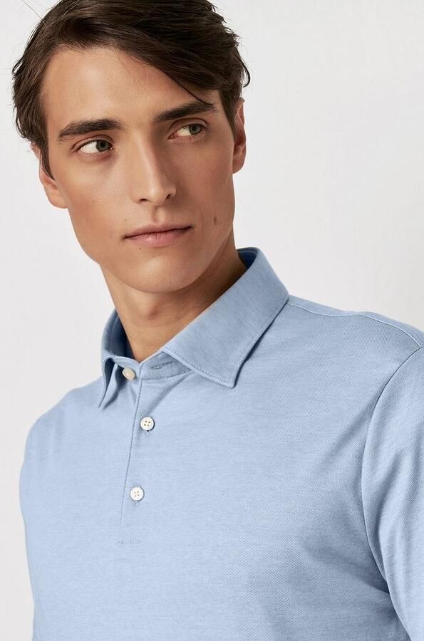 Desoto Poloshirt Jersey polo Essential Kent half lange mouw - Foto 6