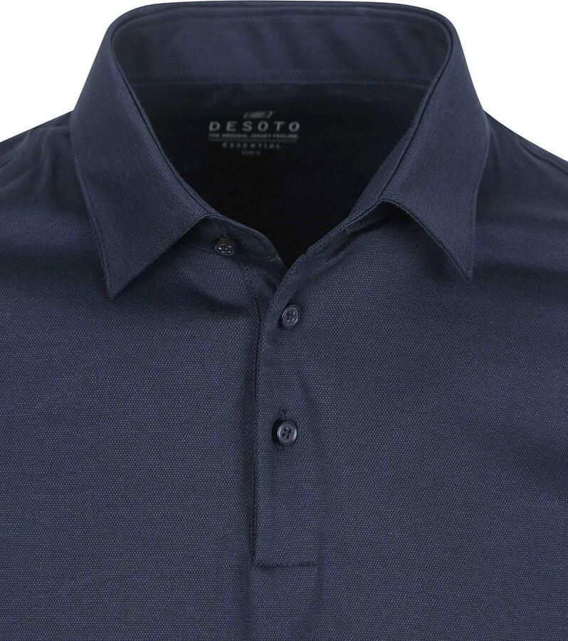 Desoto Poloshirt Jersey polo Essential Kent half lange mouw