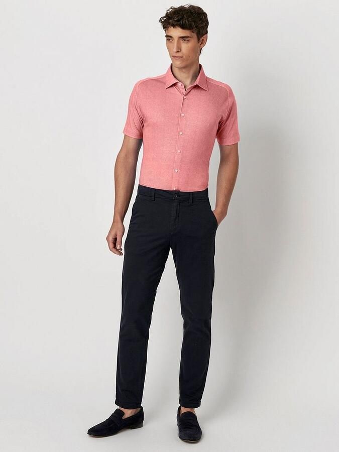 Desoto Short Sleeve Jersey Overhemd Coral - Foto 3