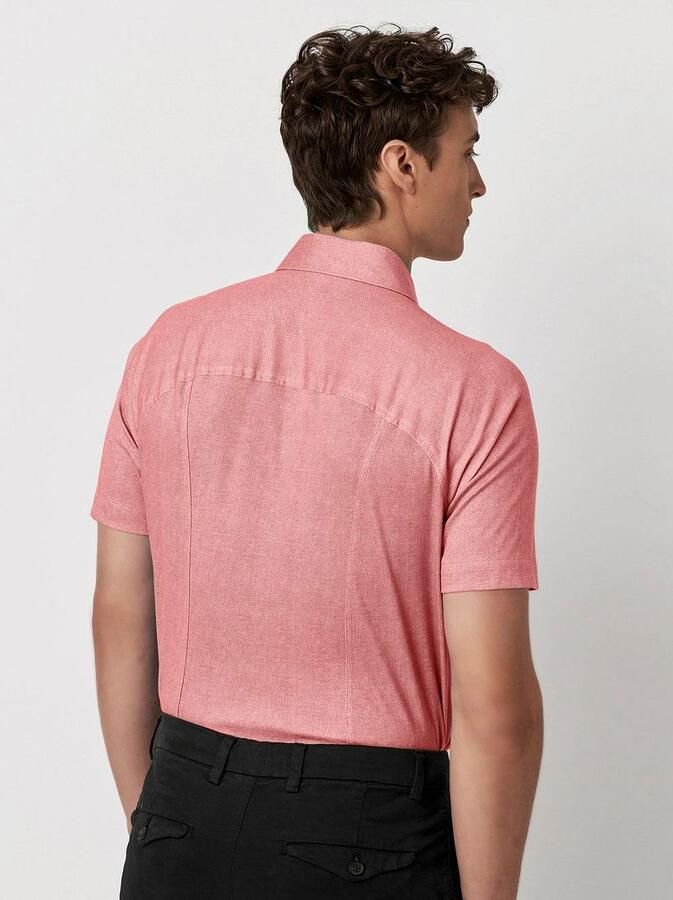 Desoto Short Sleeve Jersey Overhemd Coral - Foto 5