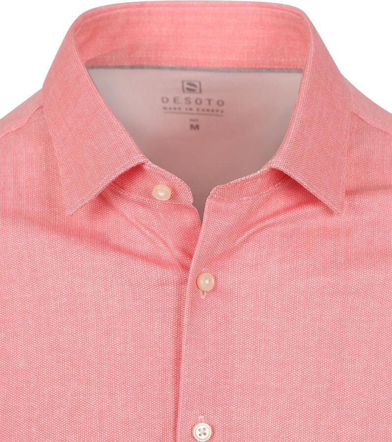 Desoto Short Sleeve Jersey Overhemd Coral - Foto 2