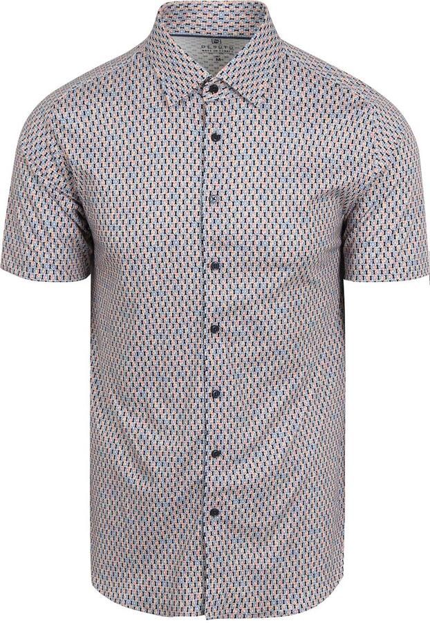 Desoto Short Sleeve Jersey Overhemd Grapefruit Multicolor