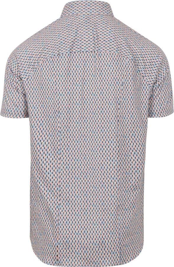 Desoto Short Sleeve Jersey Overhemd Grapefruit Multicolor - Foto 3
