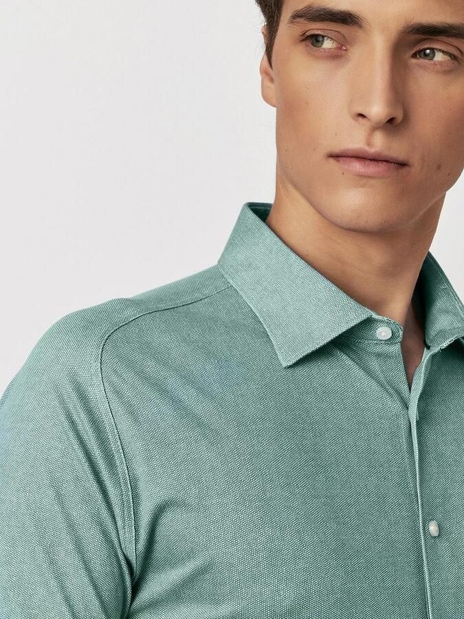 Desoto Short Sleeve Jersey Overhemd Lichtgroen - Foto 5