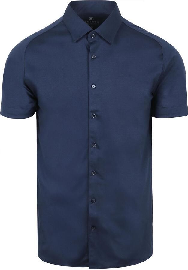 Desoto Short Sleeve Jersey Overhemd Navy