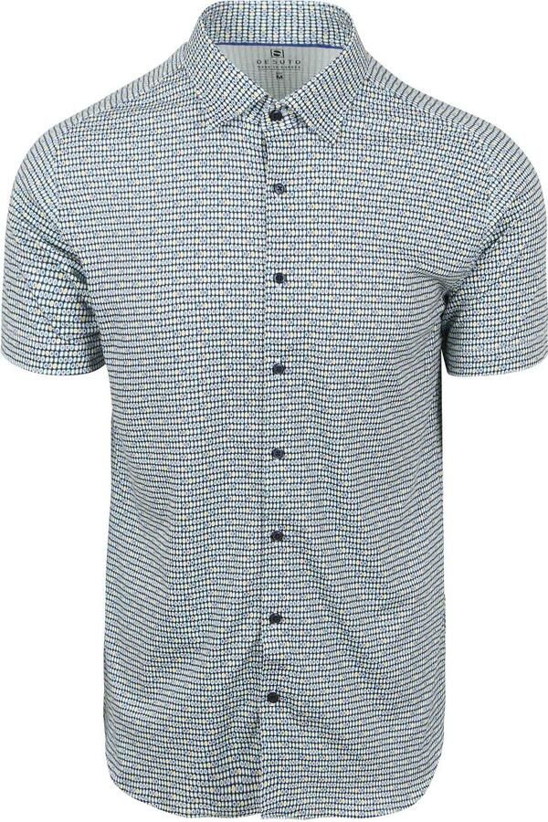 Desoto Short Sleeve Jersey Overhemd Print Groen