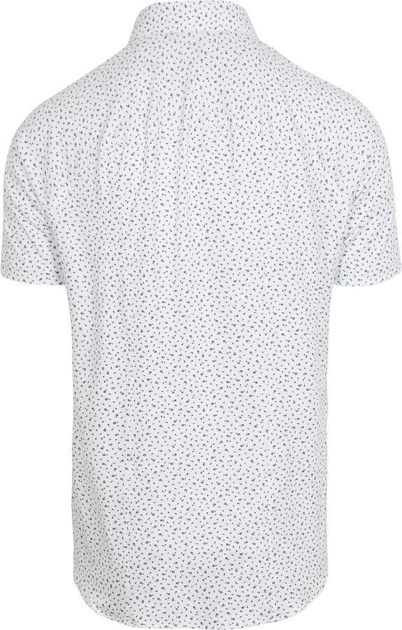 Desoto Short Sleeve Jersey Overhemd Print Wit - Foto 3