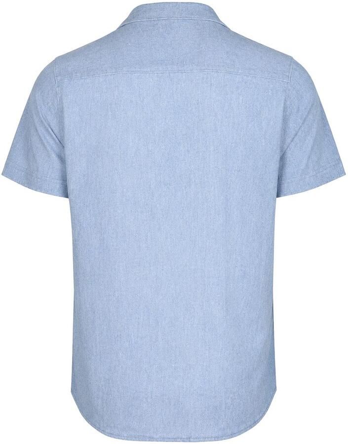 Desoto Short Sleeve Overhemd Casual Lido Lichtblauw