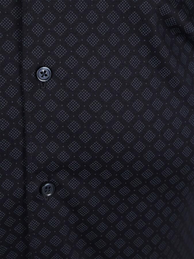 Desoto Short Sleeve Overhemd Cubes Navy - Foto 5