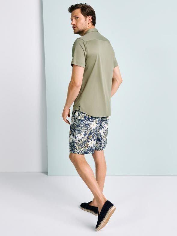 Desoto Short Sleeve Overhemd Festival Groen - Foto 5