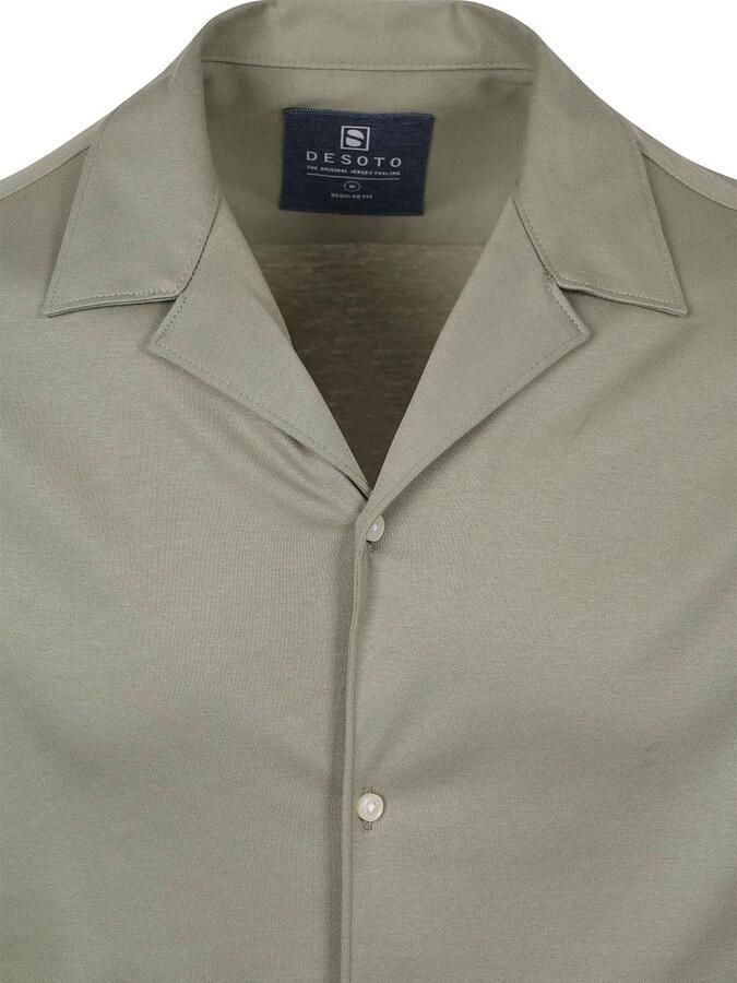 Desoto Short Sleeve Overhemd Festival Groen - Foto 2